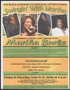 Flyer: Swingin' with Martha