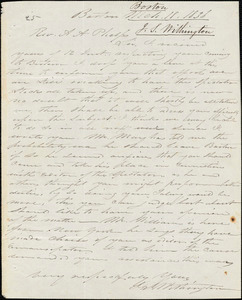 Letter from J.S. Withington, Boston, [Massachusetts], to Amos Augustus Phelps, 1836 March 18