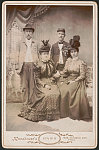 Thumbnail for [Civil War veterans Alfred Craighead of Co. K, 68th Pennsylvania Infantry Regiment, and Thomas Emmet Richardson of Co. K, 12th Virginia Infantry Regiment, with Mrs. Alfred Craighead and Miss Laura Lee Richardson]