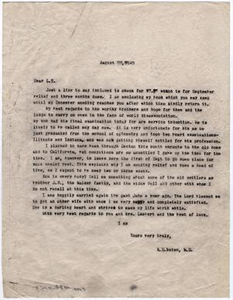 Letter from Dr. Edwin D. Moten to L. T. Lambert, August 22, 1943