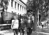 Cecil B. Moore with Civil Rights Leaders at Girard College