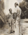 Photograph; Mamie Jackson and Harry Hammond at Back Steps.