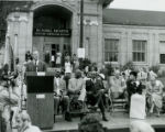 Washington Park (0021) Facilities - DuSable Museum of African-American History - Events - Ground breaking, 1977