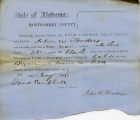 Montgomery County, Alabama Slave Holder Affidavits: May 11, 1861