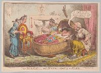 The nursery graphic : with Britannia reposing in peace / Js. Gillray invt. &amp; fect.