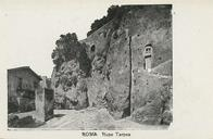 Thumbnail for Roma. Rupe Tarpea [Rome. Tarpeian Rock]; verso: [divided back, no message]; overall; recto