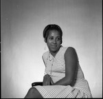 Studio portrait of an unidentified African American woman, Los Angeles