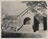 Mississippi State Sovereignty Commission photograph of the exterior of St. John Baptist Church in Meridian, Mississippi, 1950s