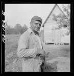 Newport News, Virginia. Negro shipyard worker at his rural home