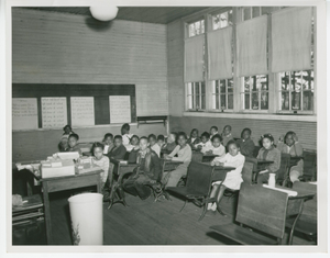 View of the Bookkeeping Classroom at Washington-Lee High Shcool