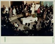 Various state officials speaking at an anti-Presidential Parkway rally, February 11, 1991