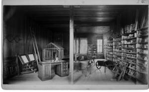 Photograph of the Exhibition Room in the Knowles Industrial Building at Atlanta University, Atlanta, Georgia, circa 1884