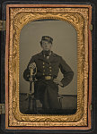 [Unidentified sailor in Union uniform with sword]