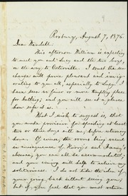 Letter to] Dear Wendell [manuscript