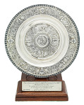 Wimbledon Tennis Trophy, won by Althea Gibson