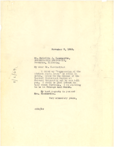 Letter from W. E. B. Du Bois to Melville J. Herskovits