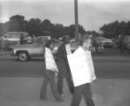 Workers striking at the Brockway Glass Company at 3480 Lower Wetumpka Road in Montgomery, Alabama.