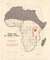 Tribal map of Negro Africa. (Map N and tribal key) / research and preparation by C. Bruce Hunter, Department of Instruction