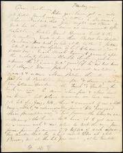 Thumbnail for Incomplete letter to] Dear Caroline [manuscript