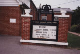 Mt. Ararat MB: marquee sign and bell