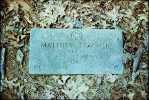 Grave of Matthew Leach III