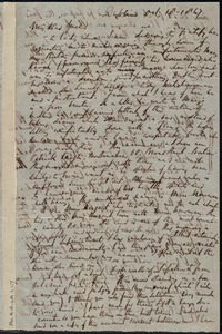 Letter from Richard Davis Webb, Dublin, [Ireland], to Maria Weston Chapman, Oct. 18, 1847