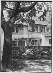 Mrs. Washington A. Roebling, residence at 64 S. Battery, Charleston, South Carolina. Tree and slave quarters, vertical