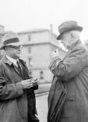 Two unidentified men talking