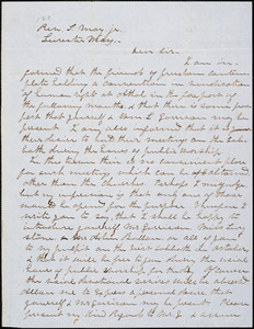 Thumbnail for Letter from Samuel Fulton Clarke, Athol, [Massachusetts], to Samuel May, 1851 Sept[ember] 19