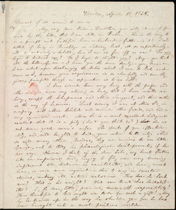 Letter from William Lloyd Garrison, Boston, [Mass.], to Helen Eliza Garrison, April 18, 1836