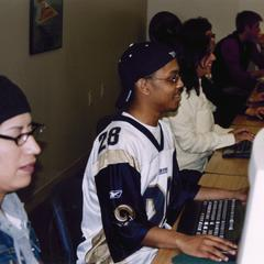 Students working in computer lab