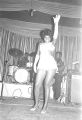 Dancer performing on stage with Bobby Moore and the Rhythm Aces at the Laicos Club in Montgomery, Alabama.