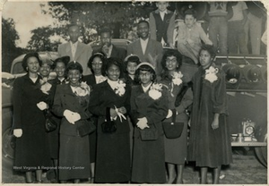 Students at the Homecoming Football Game, Storer College, Harpers Ferry, W. Va.