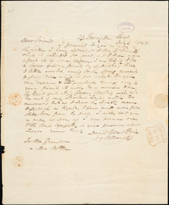 Thumbnail for Letter from David Brent Price, 29 Farringdon Street, [London, England], to William Lloyd Garrison and Lucretia Mott