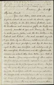 Letter to] My dear Frank [manuscript