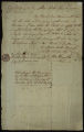 Bill of Sale between William Townsend and Audrey Farley for a Slave, c1700