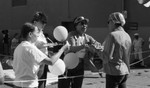 Friends feeding friends, Los Angeles, 1986