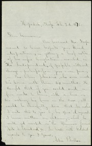 Letter to] Dear Garrison [manuscript