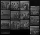 Set of negatives by Clinton Wright including Gamma Phi Delta Sorority at Mrs. Abbington's, Vagabond Motel, and Radio Announcers Class graduation, 1971