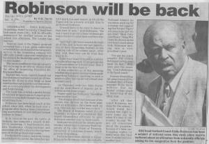 The Coming Back of Eddie Robinson