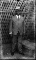 Individual portraits of African American men taken outdoors, from the William E. Baker glass negative collection.