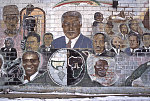 MLK Jr. mural, "People of Color, Dedicated to the Brothers and the Sisters from Day One" by Glenn Rock, 1998, W. 100th St. at Halsted, Chicago 2011