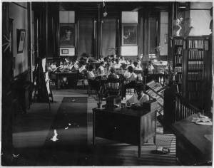 Students Studying in the Carnegie Library