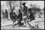 [Untitled photo, possibly related to: Children of Negroes dressed in Sunday best for ceremonies, memorial services. All Saint's Day, New Roads, Louisiana]