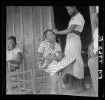 Negro women near Earle, Arkansas