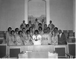 Church choir group portrait, Los Angeles, 1965