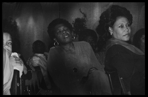 Audience members at James Baldwin's birthday celebration