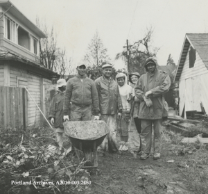 Block clean-up 1964