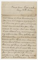 Letter written to Hennie from T.H.B.C.
