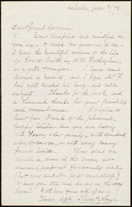 Letter from Samuel May, Jr., Leicester, [Mass.], to William Lloyd Garrison, Jan[uary] 3 / [18]78